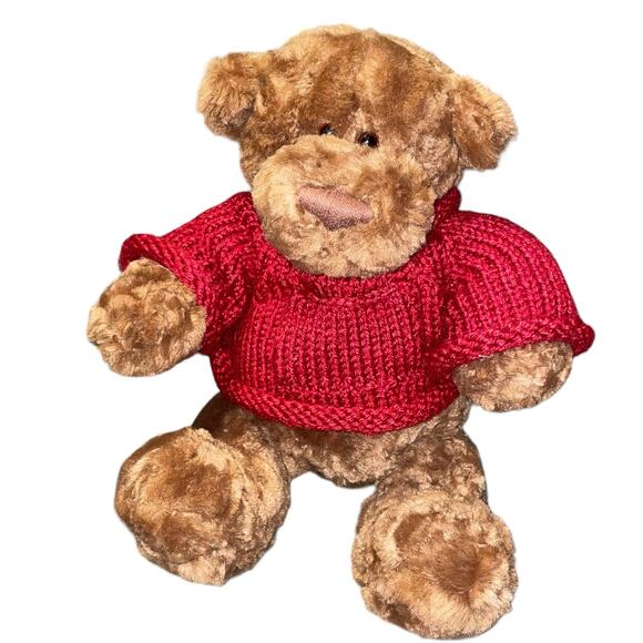 Gund Plush Teddy Bear Sweater Lindt Stuffed Animal Nursery Decor Baby Shower 9” - Picture 9 of 10